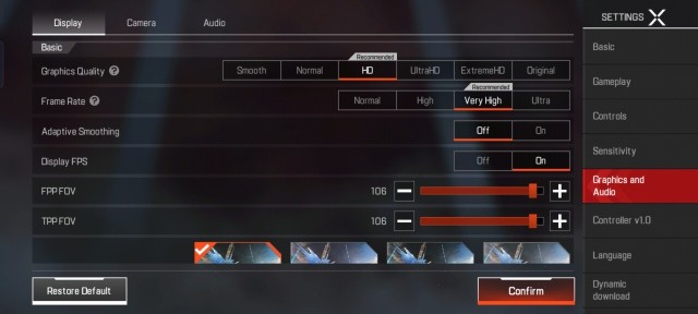 Tối Ưu FPS và Cài Đặt Đồ Họa Apex Legends Mobile Cho Trải Nghiệm Mượt Mà Nhất (2025)