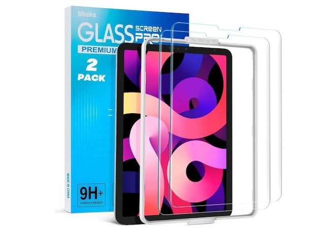 7. Mkeke Screen Protector for iPad Air 4 2020