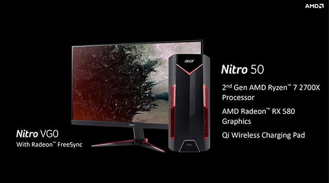 Acer Nitro 50 và Predator Orion 5000 với AMD Ryzen