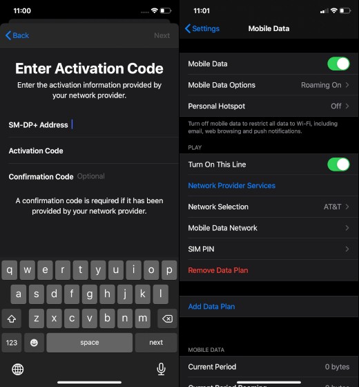 Activating Airalo Using Manual Method