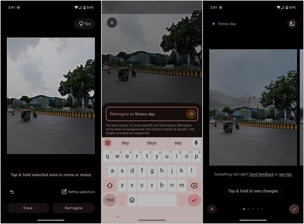 AI Reimagine Google Pixel 9