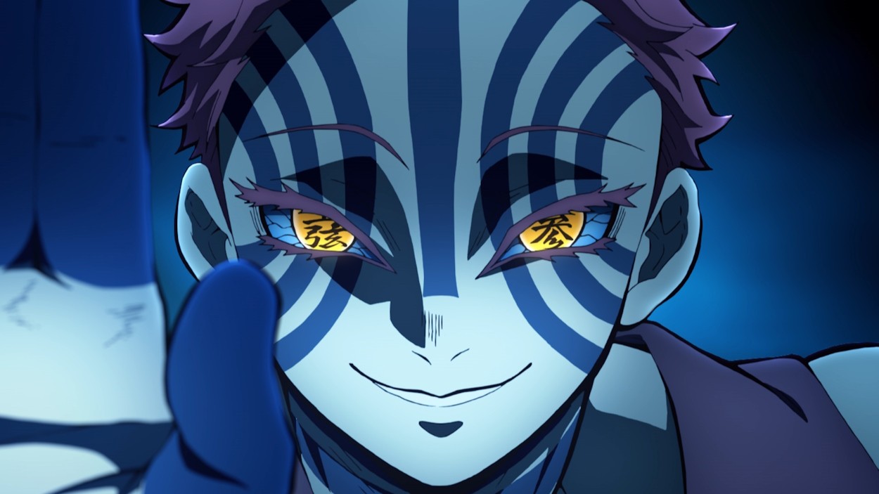 Akaza - Thượng Huyền Tam trong anime Thanh Gươm Diệt Quỷ.