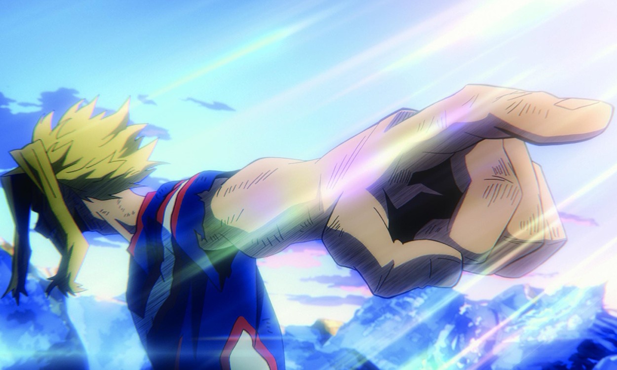 All Might trong anime My Hero Academia