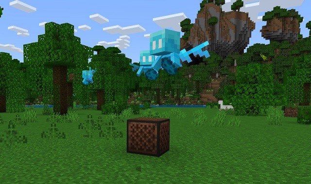 Allay và Khối Nhạc trong Minecraft