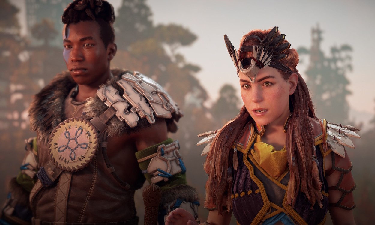 Aloy và Varl trong HZD
