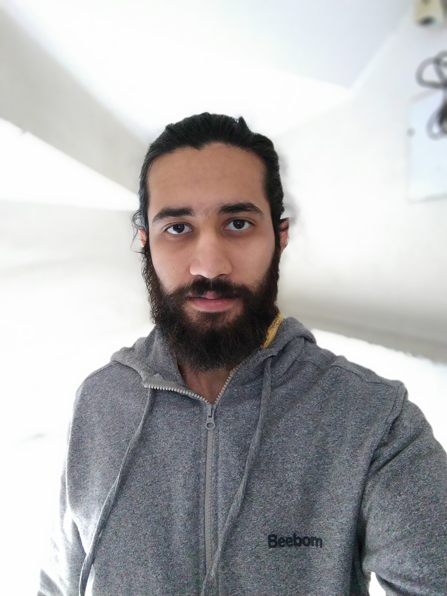 alt text: Ảnh chân dung selfie bằng Nokia 7.1