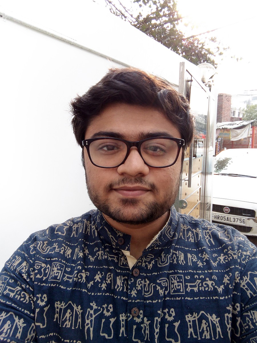 alt text: Ảnh selfie bằng Nokia 7.1