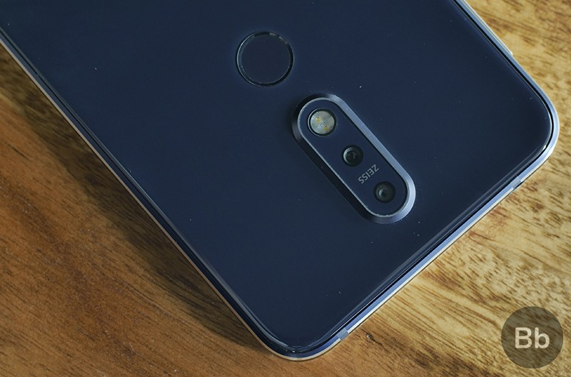 alt text: Giao diện camera của Nokia 7.1
