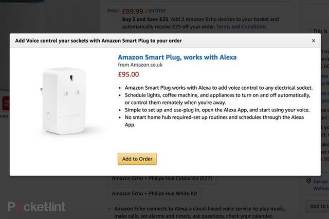 Amazon Smart Plug cho phép điều khiển bằng giọng nói