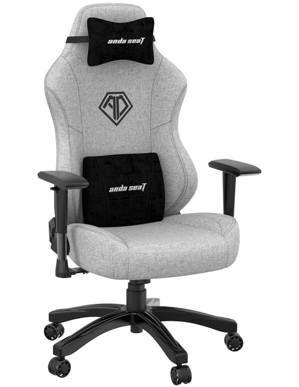 Anda Seat Phantom 3 Grey Fabric Gaming Chair: Thiết kế công thái học, thoải mái vượt trội