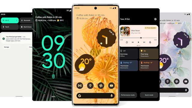 Android 12 trên Pixel 6