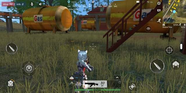 Ảnh chụp màn hình cơ chế nhảy và jetpack trong Survival Game