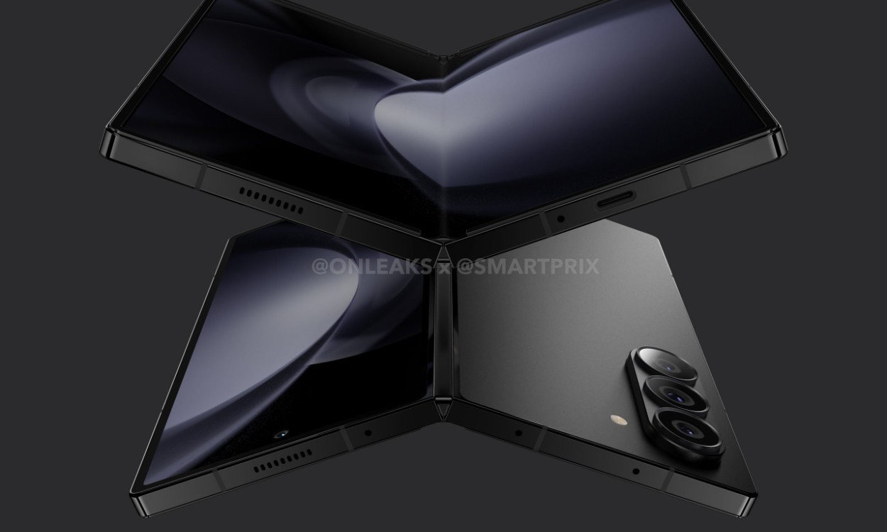 Ảnh chụp trực diện Galaxy Z Fold 6 cho thấy thiết kế màn hình và bản lề.