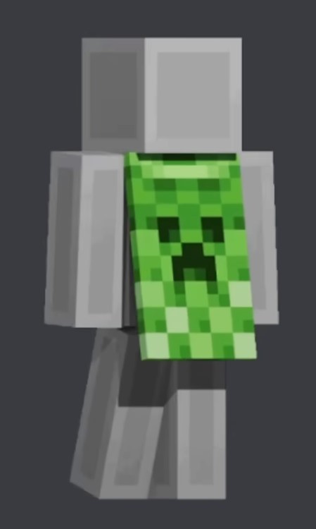 Áo choàng Creeper được tiết lộ