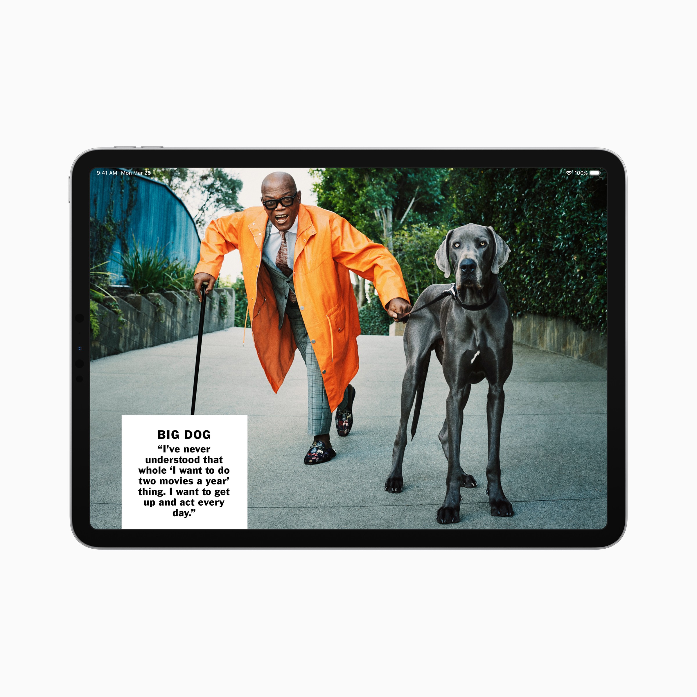 Apple News+ với tạp chí Esquire trên iPad