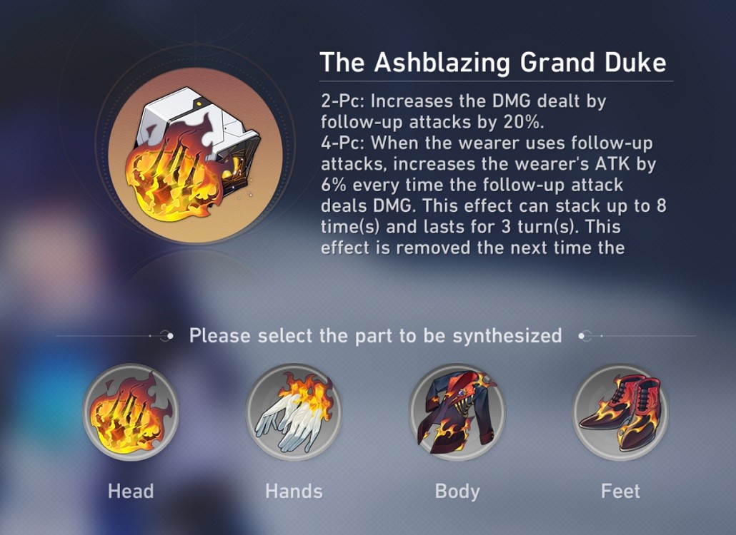 Ashblazing Grand Duke Relic Set