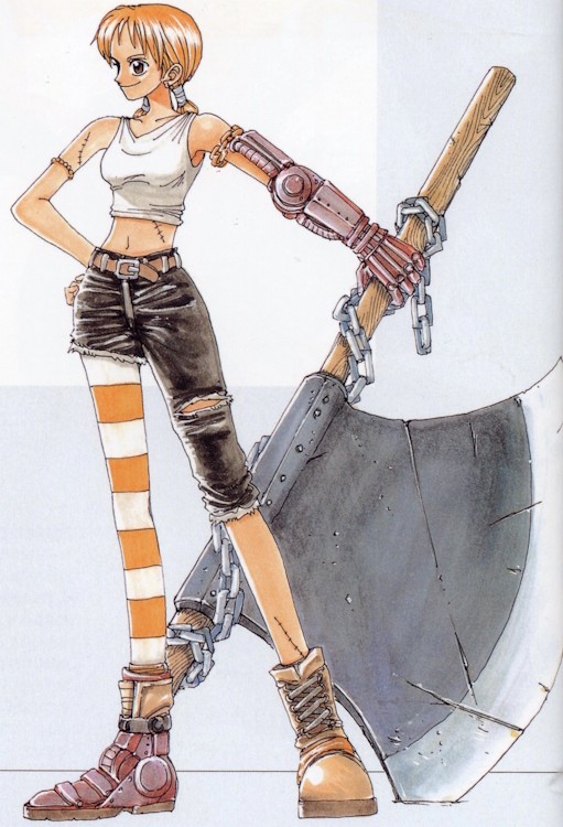 Bản phác thảo Nami Cyborg