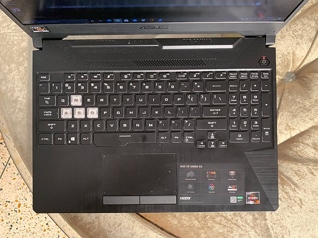 Bàn phím Asus TUF Gaming A15 2025