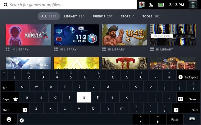 Bàn phím Steam Store