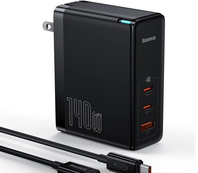 Baseus 140W USB-C Charger - Sạc đa năng, công suất lớn cho Steam Deck