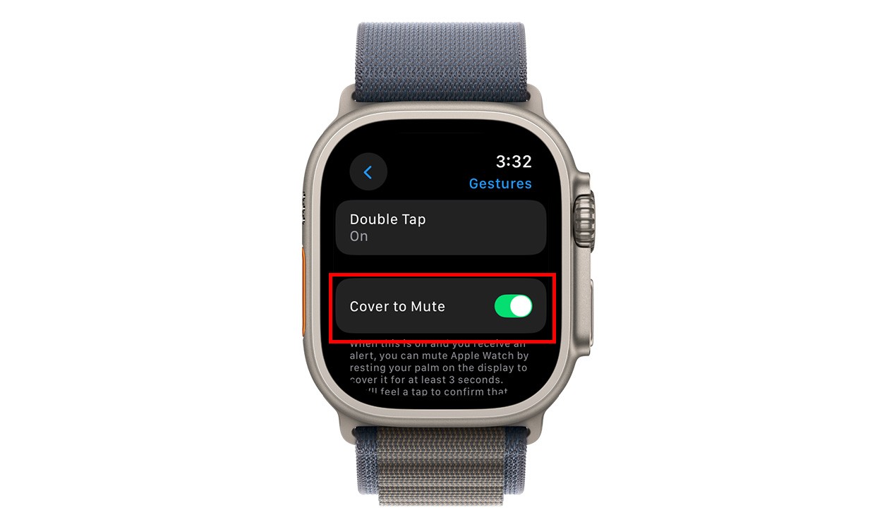 Bật Che Để Tắt Tiếng trên Apple Watch