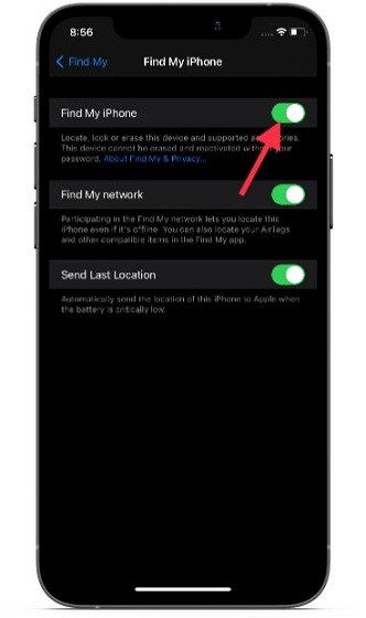 Bật &quot;Tìm iPhone&quot; để khắc phục lỗi AirTag không hoạt động