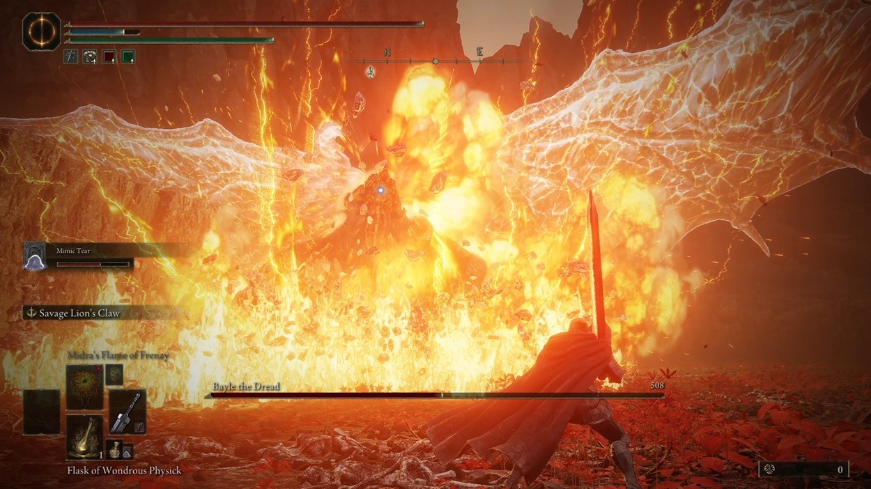 Bayle the Dread trong Giai đoạn 2 của Elden Ring: Shadow of the Erdtree DLC