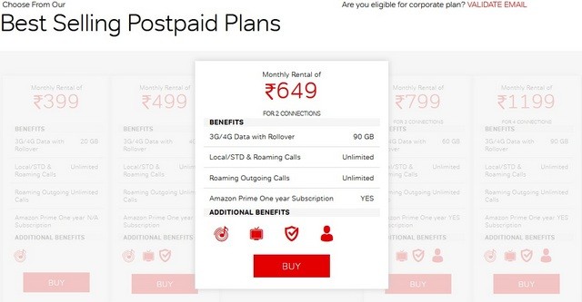 Bharti Airtel Nâng Cấp Gói Cước Trả Sau 649 INR với 90GB Dữ Liệu Mỗi Tháng