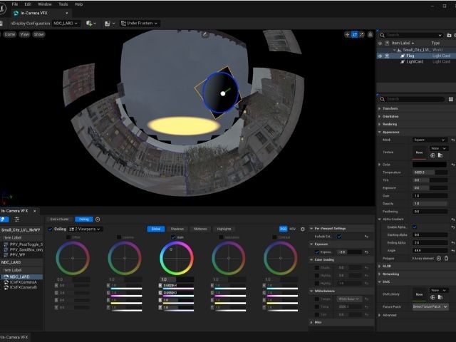 Biên tập Hiệu ứng Hình ảnh Trong Camera trong Unreal Engine 5.1