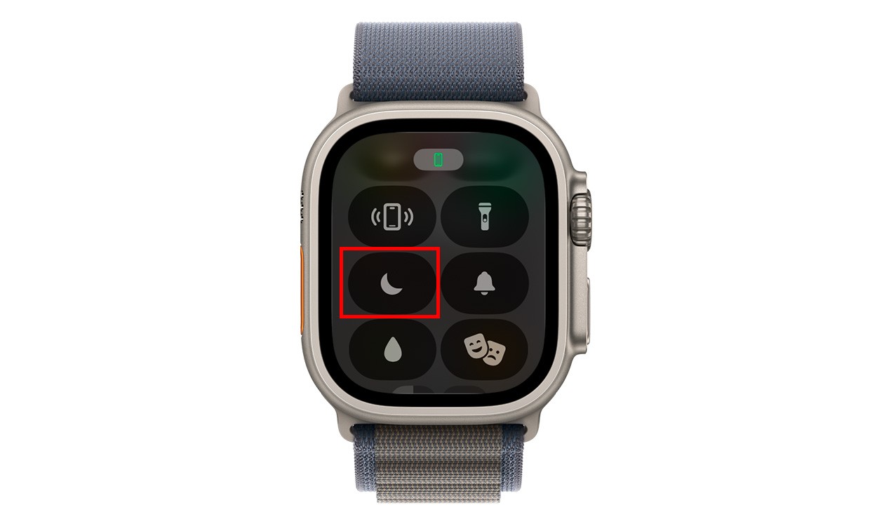 Biểu tượng chế độ Tập Trung trong Trung Tâm Điều Khiển Apple Watch