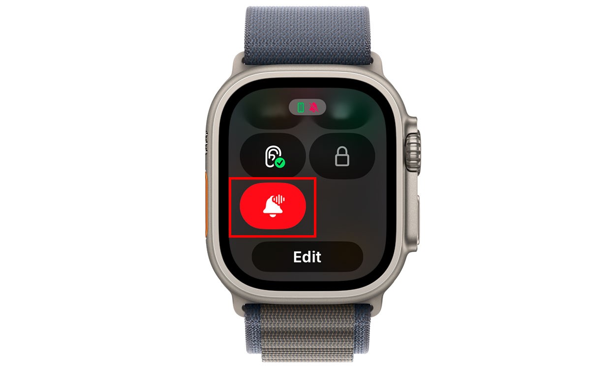 Biểu tượng Thông Báo Đọc To trong Trung tâm Điều khiển Apple Watch