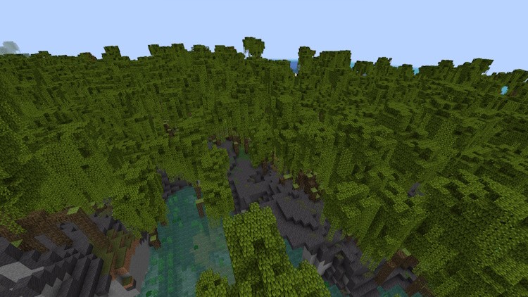 Biome đầm lầy ngập mặn trong Minecraft