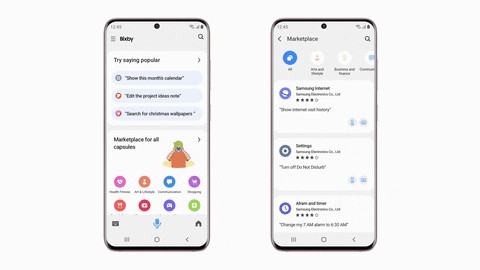 Bixby đề xuất lệnh giọng nói tùy chỉnh
