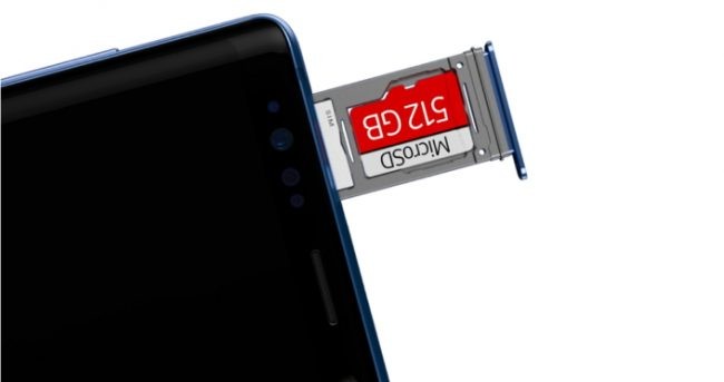 Bộ nhớ của Samsung Galaxy Note 9