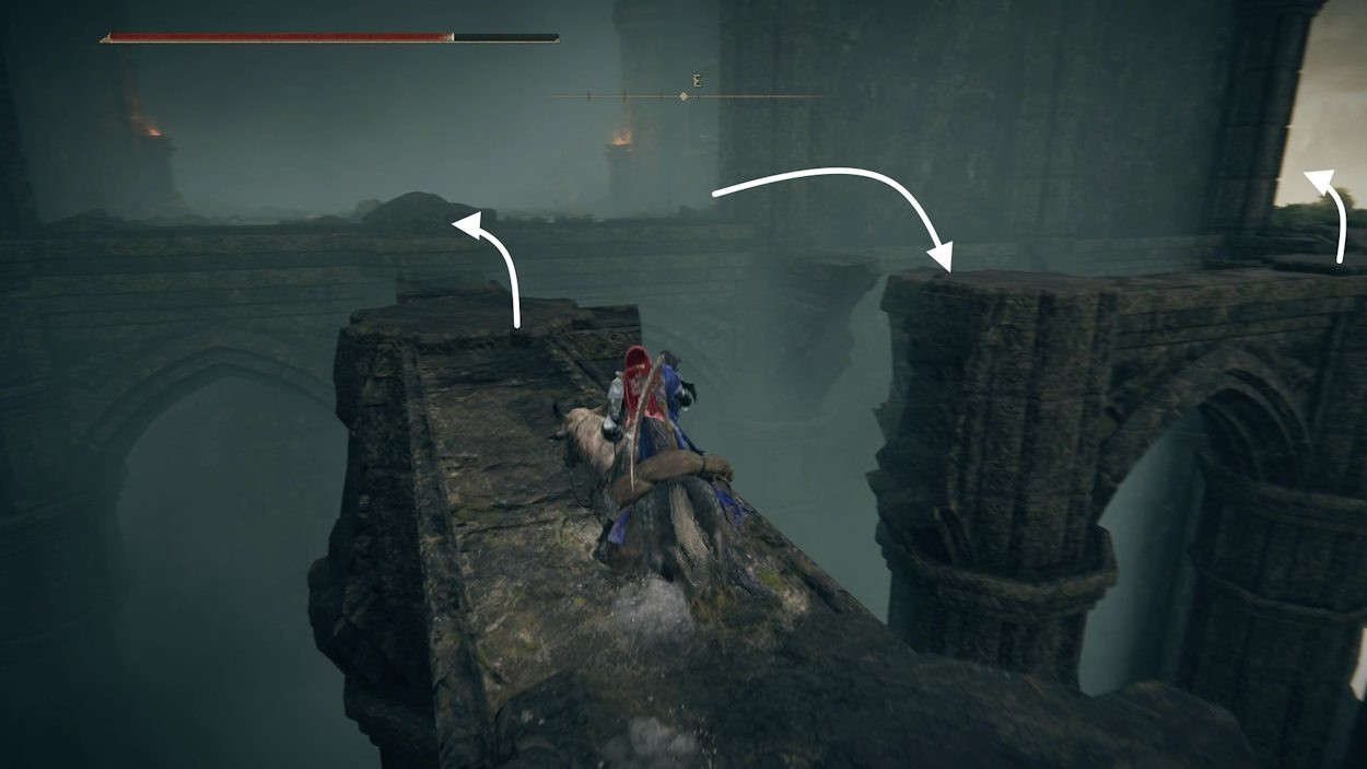 Bước nhảy thứ hai để đến vùng đất và nhận Talisman of All Crucibles trong Elden Ring: Shadow of the Erdtree
