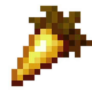 Cà rốt vàng - món ăn tốt nhất trong Minecraft