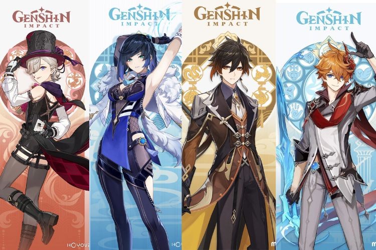 Các banner trong Genshin Impact 4.0