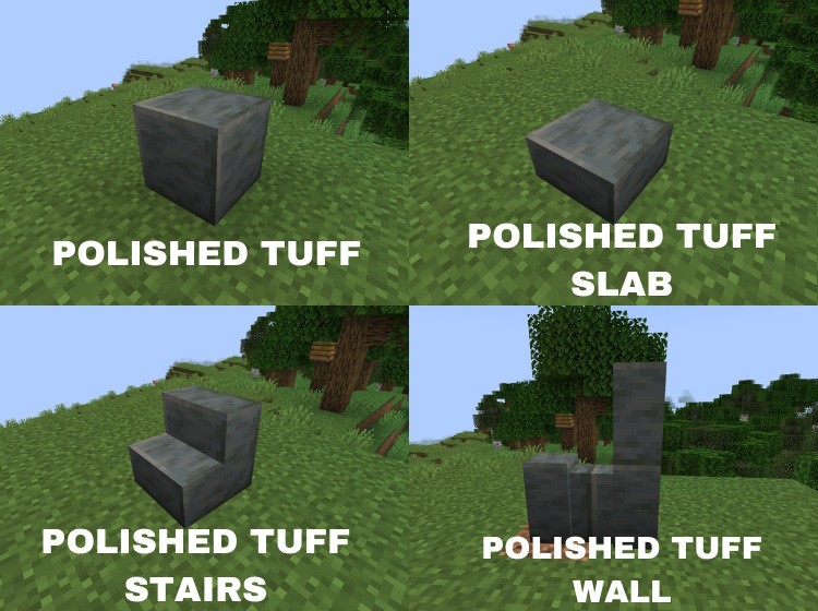 Các khối tuff mới sắp được thêm vào Minecraft 1.21