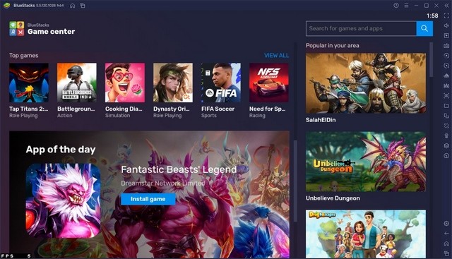 Các trò chơi BlueStacks