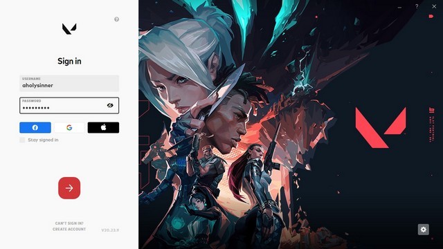 Riot Games Ra Mắt Tính Năng Đăng Nhập Bằng Mạng Xã Hội Cho Valorant