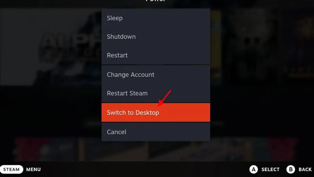 Cách chuyển sang Desktop trên Steam Deck