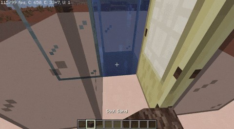 Cách tạo thang máy nước đi lên trong Minecraft