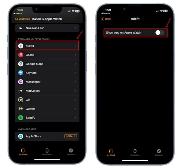 Cách xóa ứng dụng Apple Watch từ iPhone