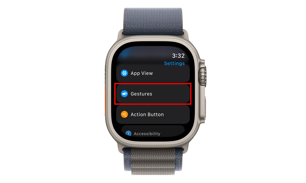 Cài đặt Cử chỉ trên Apple Watch