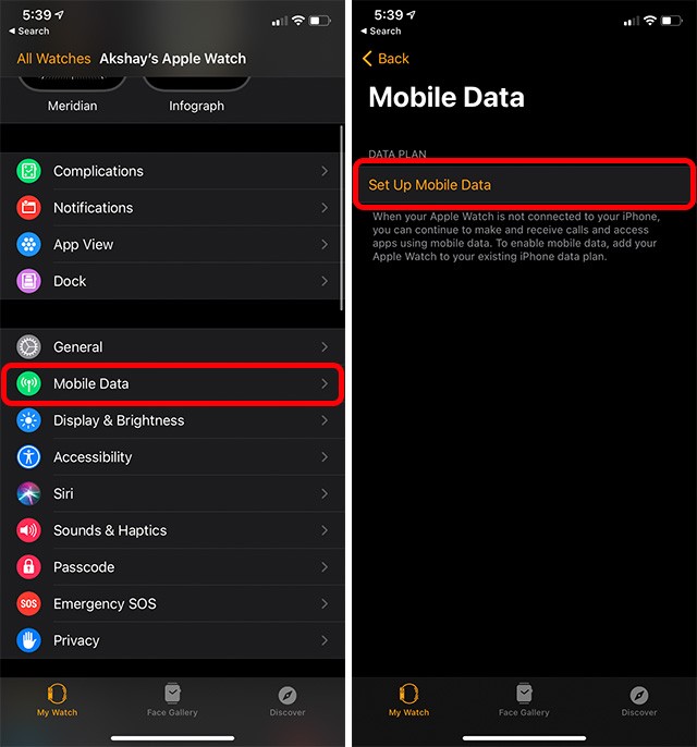 Hướng Dẫn Cài Đặt Dữ Liệu Di Động Cho Apple Watch LTE
