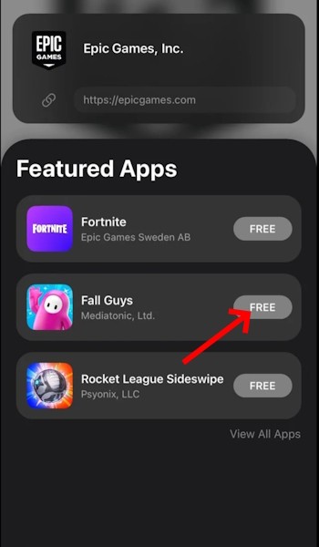 Cài đặt Fall Guys Mobile trên iOS
