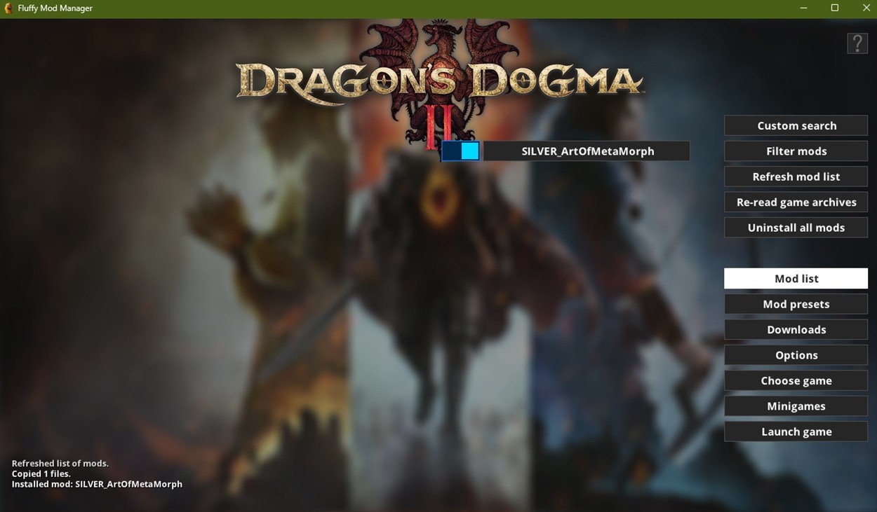 Cài đặt Mods trong Dragon's Dogma 2