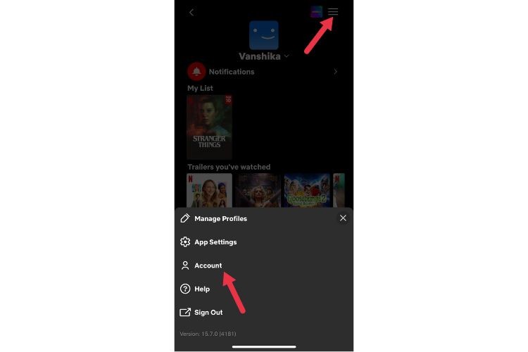 Cài đặt tài khoản trên Netflix