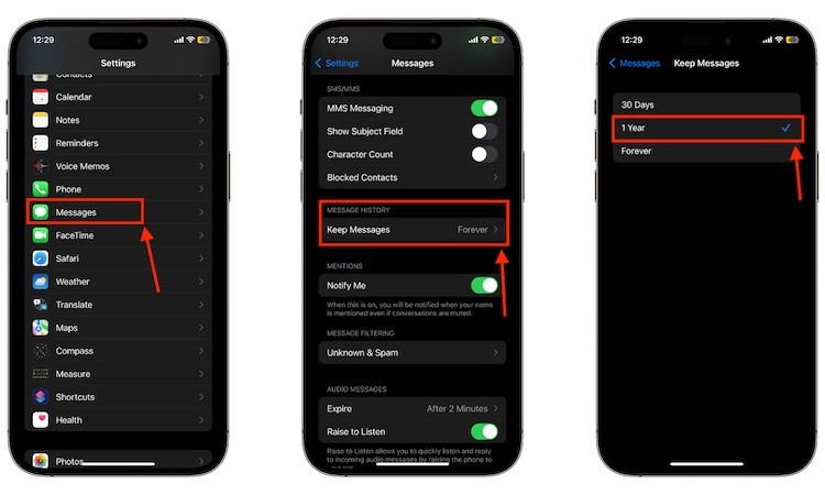 Cài đặt ứng dụng Tin nhắn trên iPhone