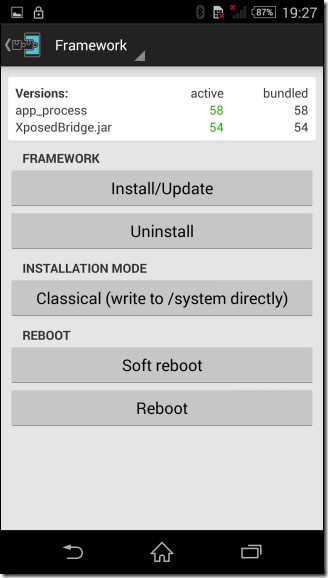 Cài đặt Xposed Framework